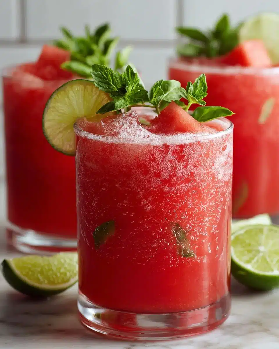 Sparkling Watermelon Basil Pitcher Mocktail Sparkling Watermelon Basil Pitcher Mocktail