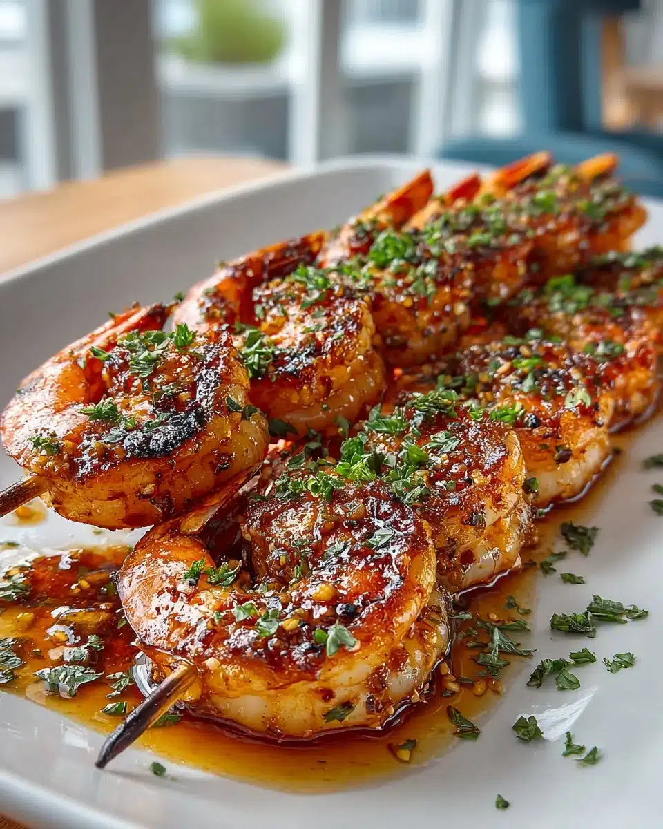 Spicy Citrus Grilled Shrimp Skewers