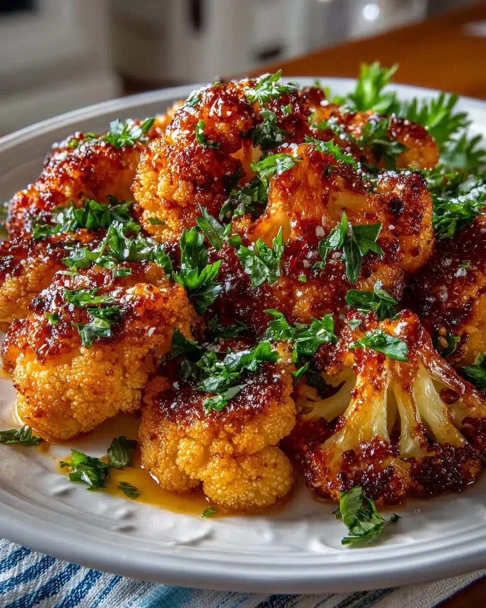 Spicy Harissa Cauliflower Wings Spicy Harissa Cauliflower Wings
