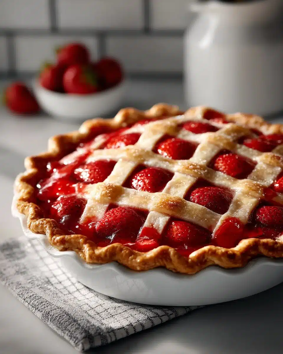 Strawberry Rhubarb Pie Strawberry Rhubarb Pie