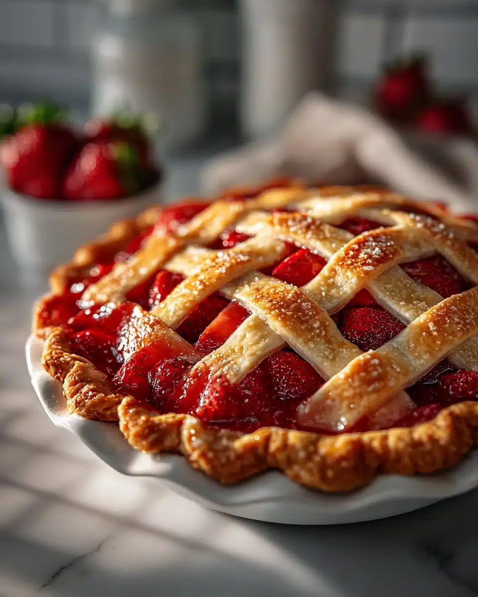Strawberry Rhubarb Pie Strawberry Rhubarb Pie