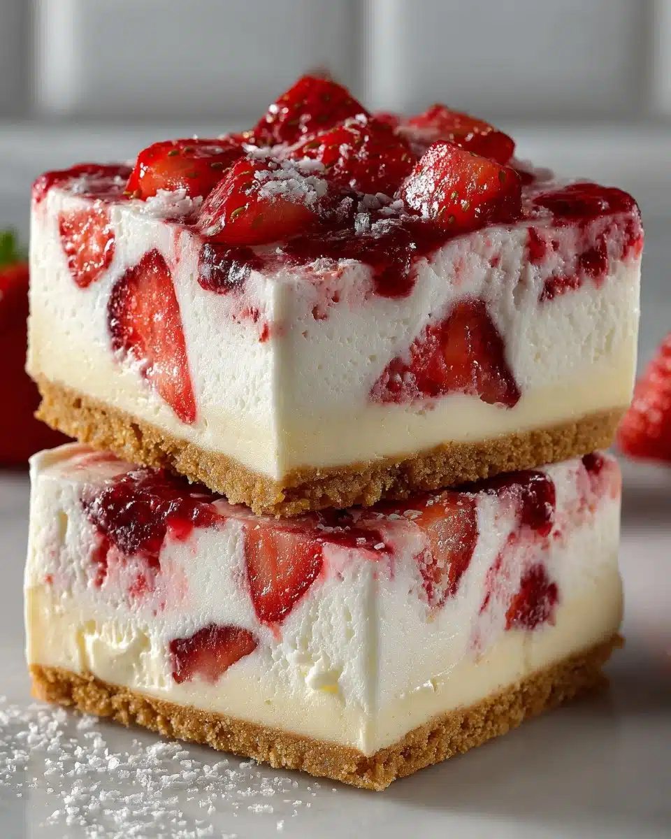 Strawberry Shortcake Ice Cream Bars with colorful toppings and creamy texture