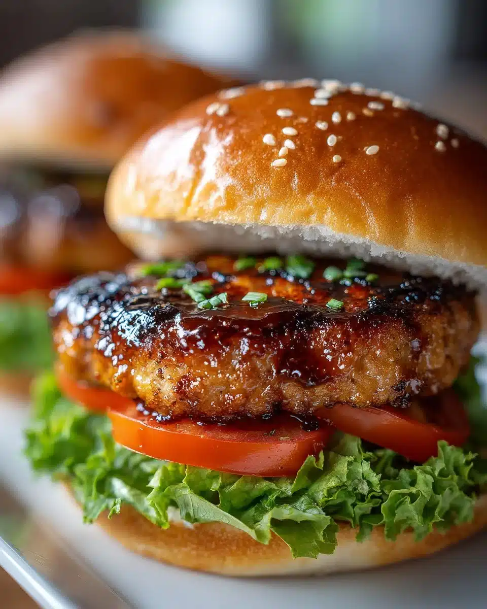 Teriyaki Glazed Grilled Turkey Burgers Teriyaki Glazed Grilled Turkey Burgers
