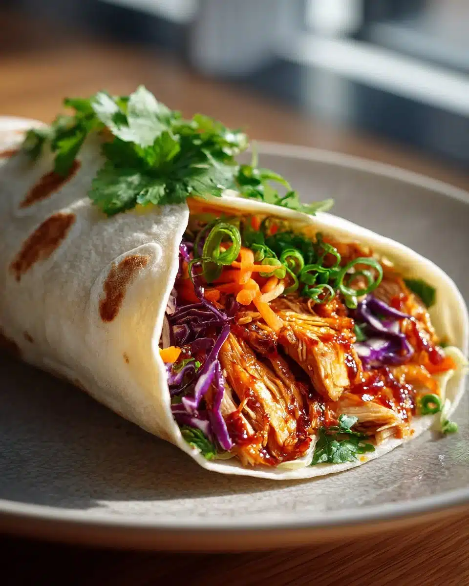 Thai Sweet Chili Chicken Wraps Thai Sweet Chili Chicken Wraps