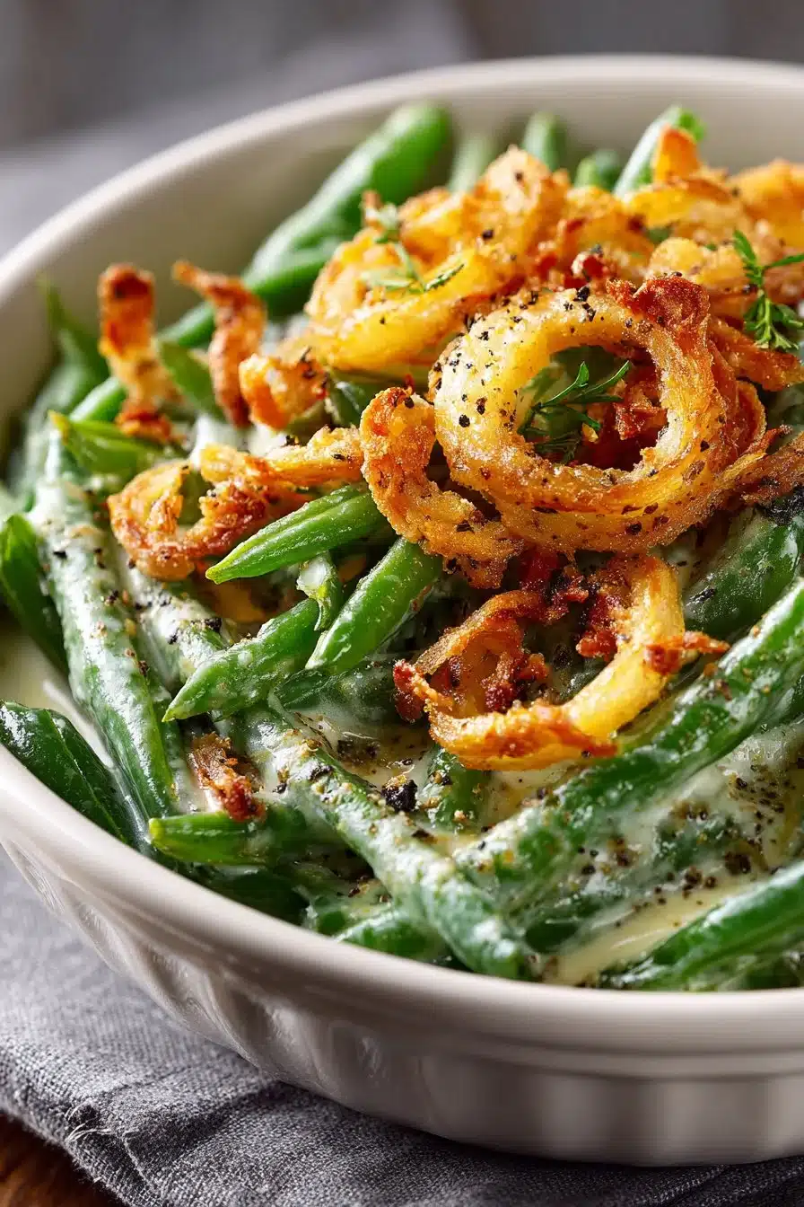 Traditional Holiday Green Bean Casserole traditional holiday green bean casserole 2026 04 28 002324