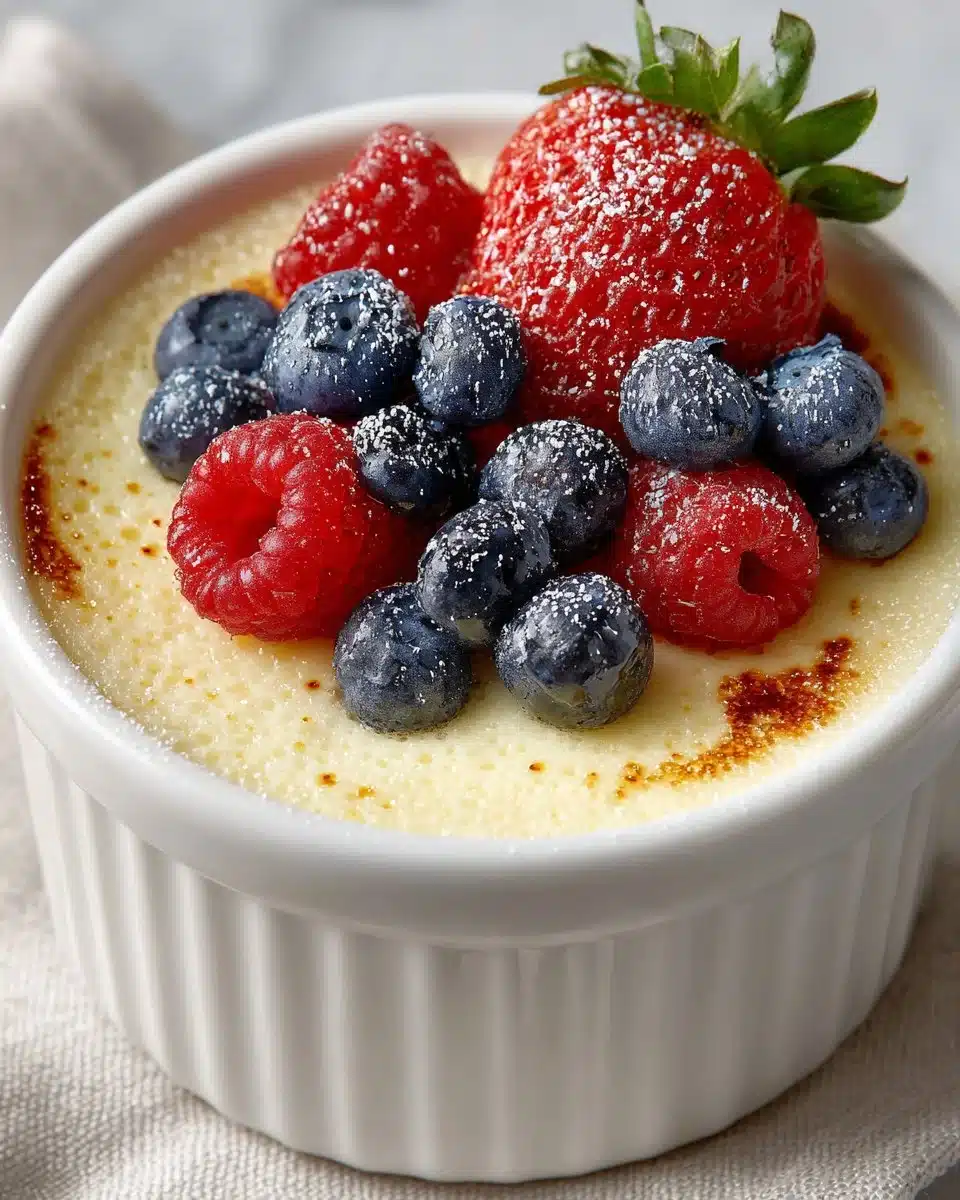 Vanilla Bean Pudding with Fresh Berries Vanilla Bean Pudding with Fresh Berries