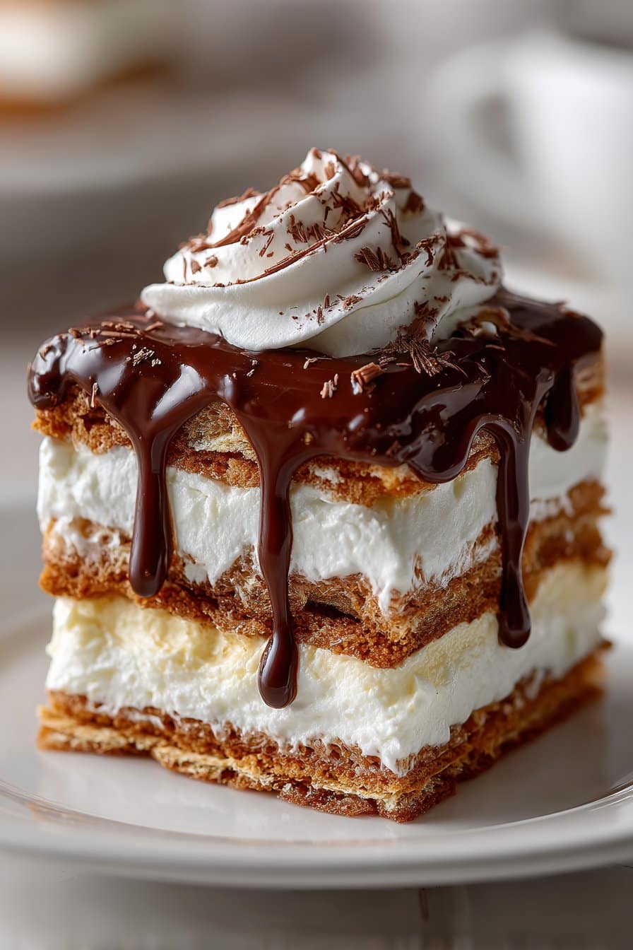 Best No Bake Chocolate Eclair Cake Best No Bake Chocolate Eclair Cake