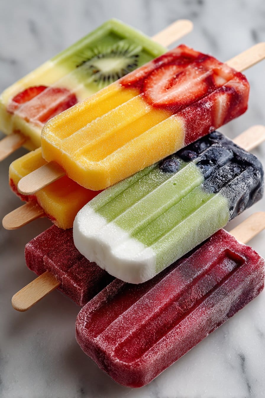 Easy Homemade Summer Ice Popsicles Easy Homemade Summer Ice Popsicles