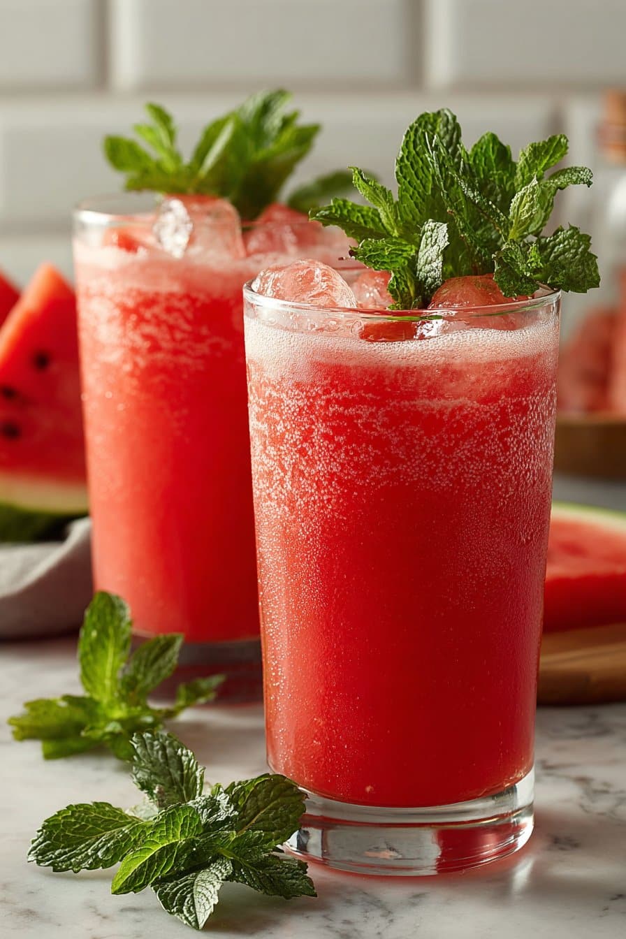 Fresh Summer Homemade Watermelon Lemonade Fresh Summer Homemade Watermelon Lemonade
