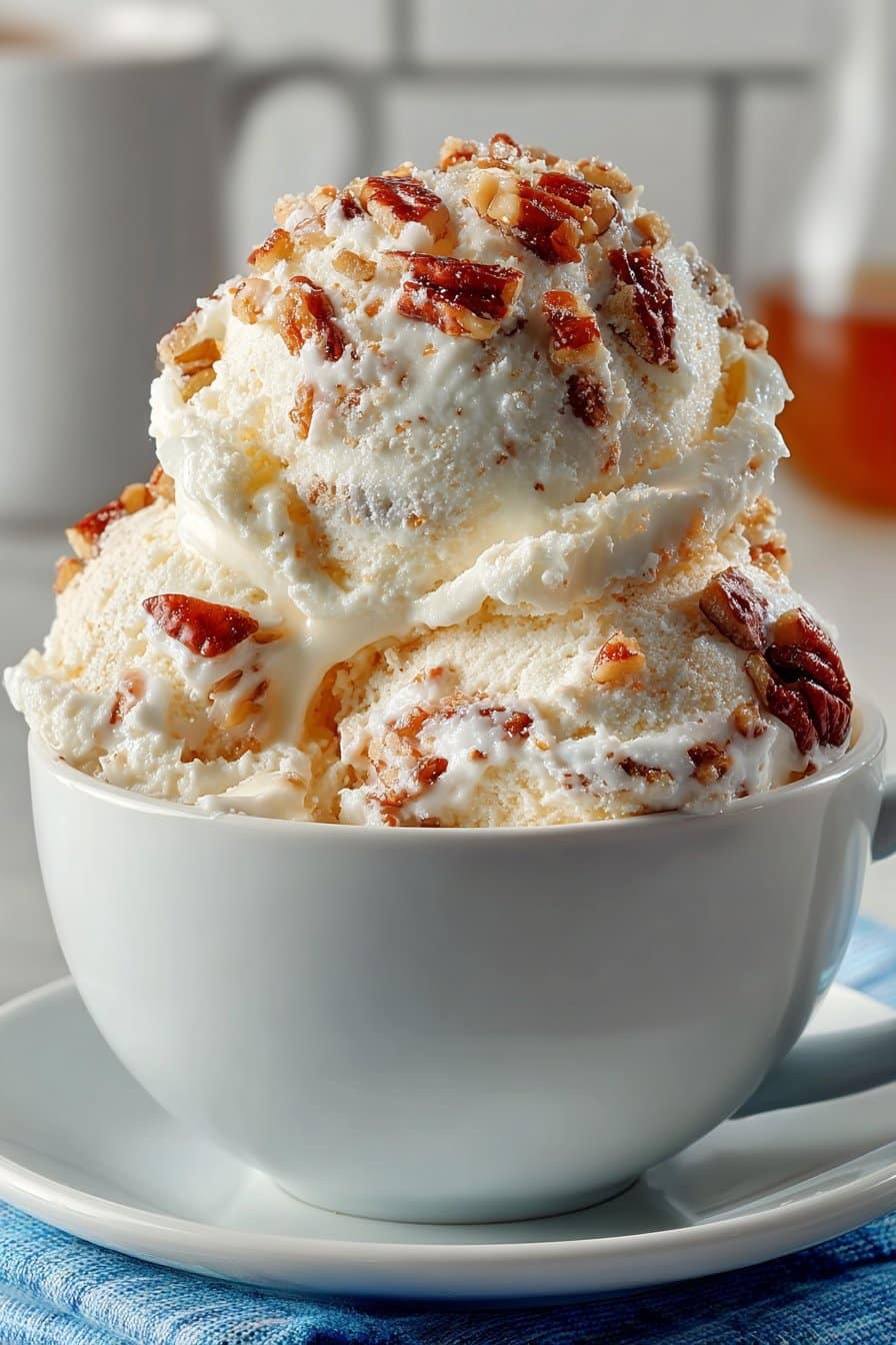 Old Fashioned Homemade Butter Pecan Ice Cream Old Fashioned Homemade Butter Pecan Ice Cream