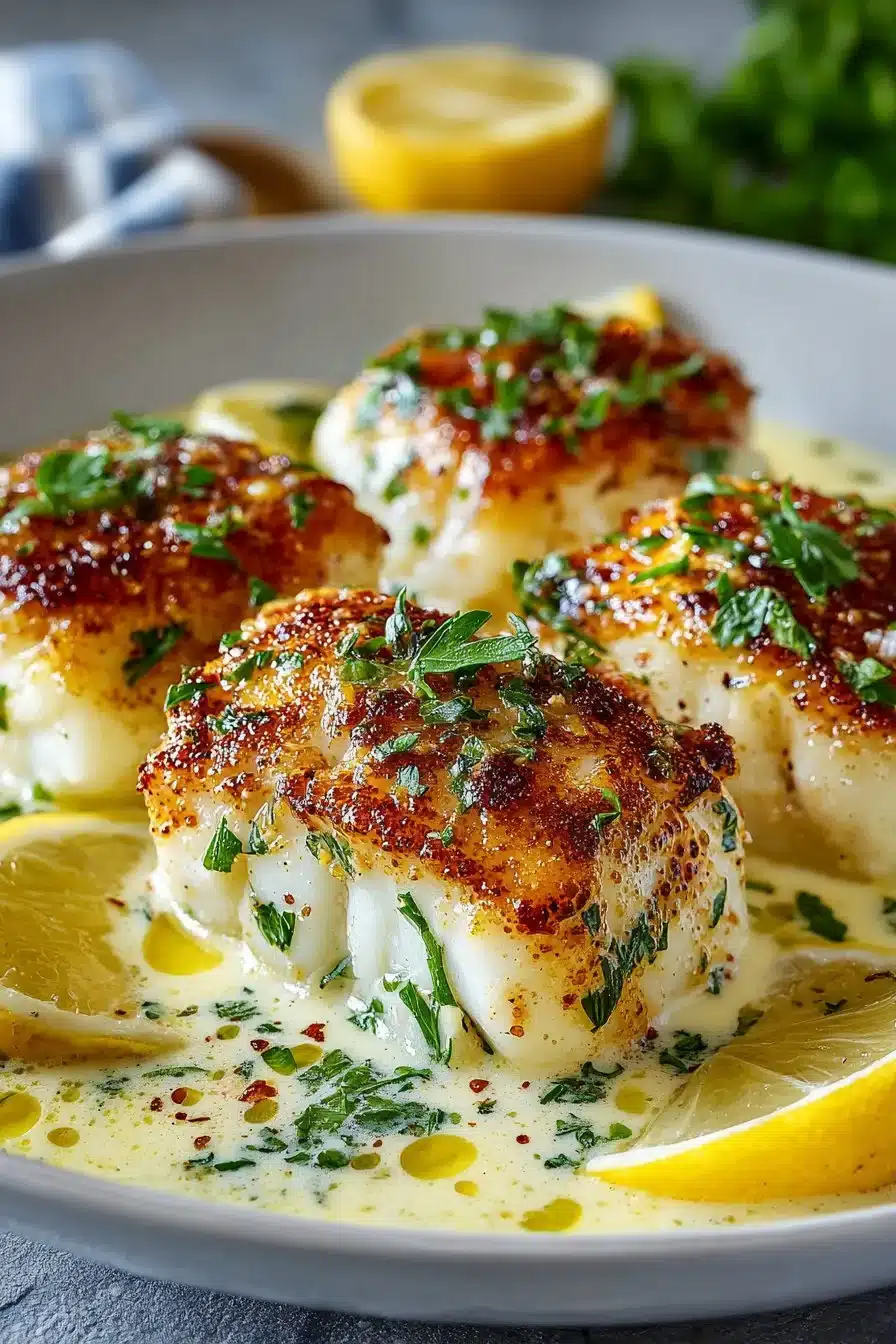Baked Cod in Coconut Lemon Cream Sauce baked cod in coconut lemon cream sauce 2026 05 10 153052