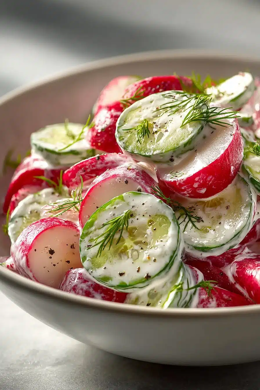 Best Homemade Creamy Cucumber Radish Salad best homemade creamy cucumber radish salad 2026 05 26 203915