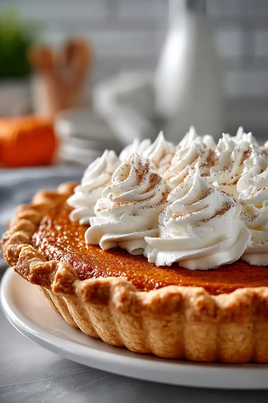 Best Homemade Sweet Potato Pie Delicious homemade sweet potato pie served on a wooden table