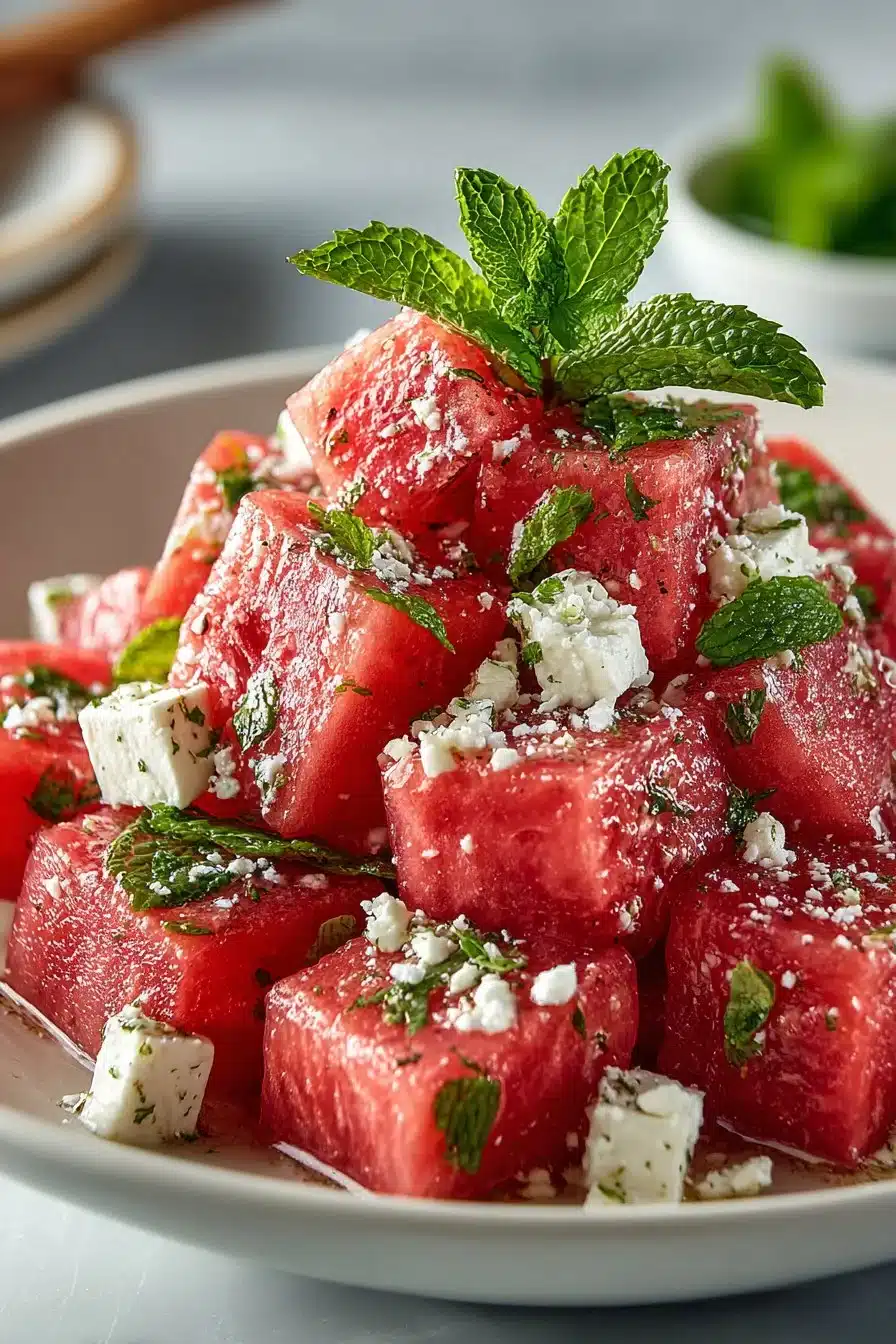 Best Summer Watermelon Mint Salad with Feta best summer watermelon mint salad with feta 2026 05 26 041308