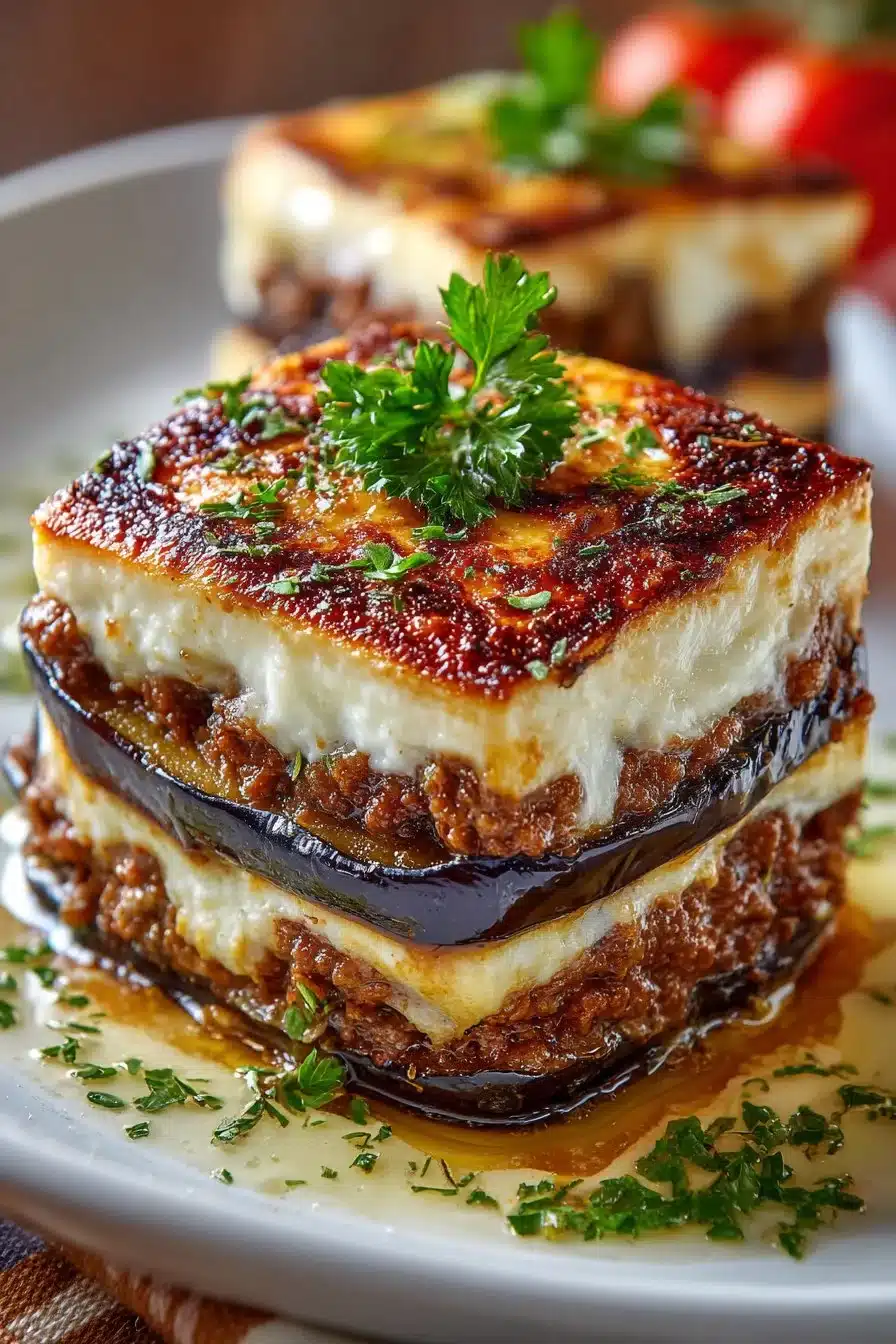 Classic Greek Eggplant Moussaka classic greek eggplant moussaka 2026 05 09 133026