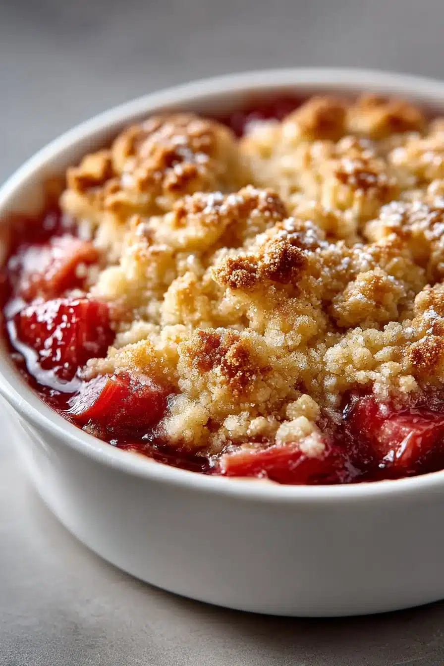 classic homemade rhubarb crumble dessert 2026 05 03 024601