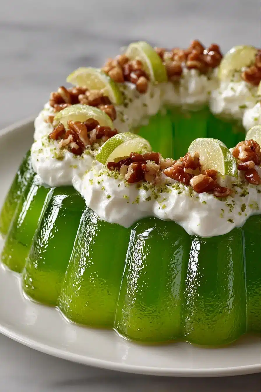Classic Retro Lime Jello Cream Cheese Mold Dessert classic retro lime jello cream cheese mold dessert 2026 05 26 203857