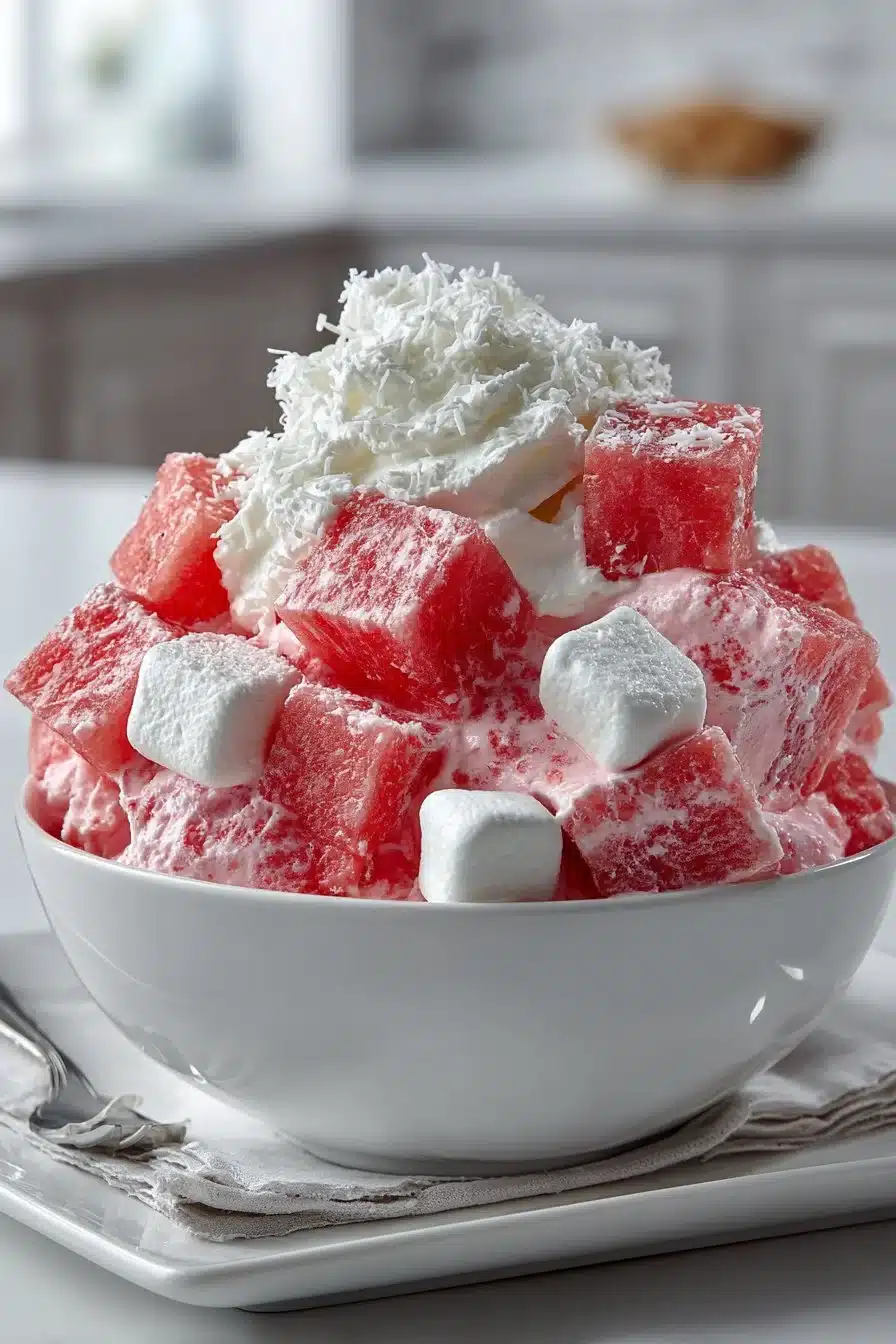 classic retro pink watermelon fluff dessert salad 2026 05 31 022020