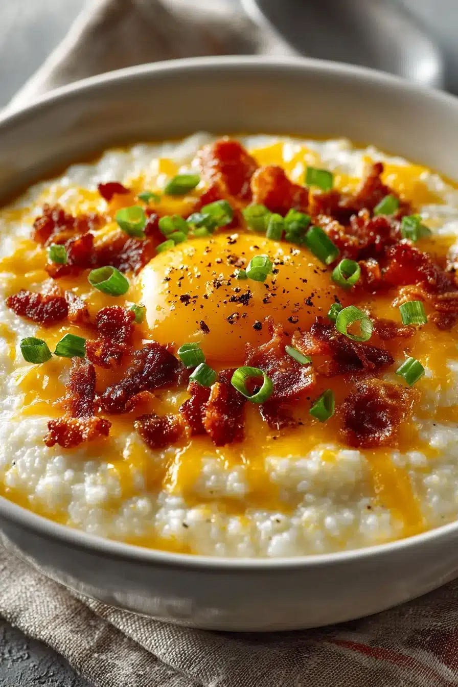 Classic Southern Cheese Grits Breakfast Bowl classic southern cheese grits breakfast bowl 2026 05 24 042721