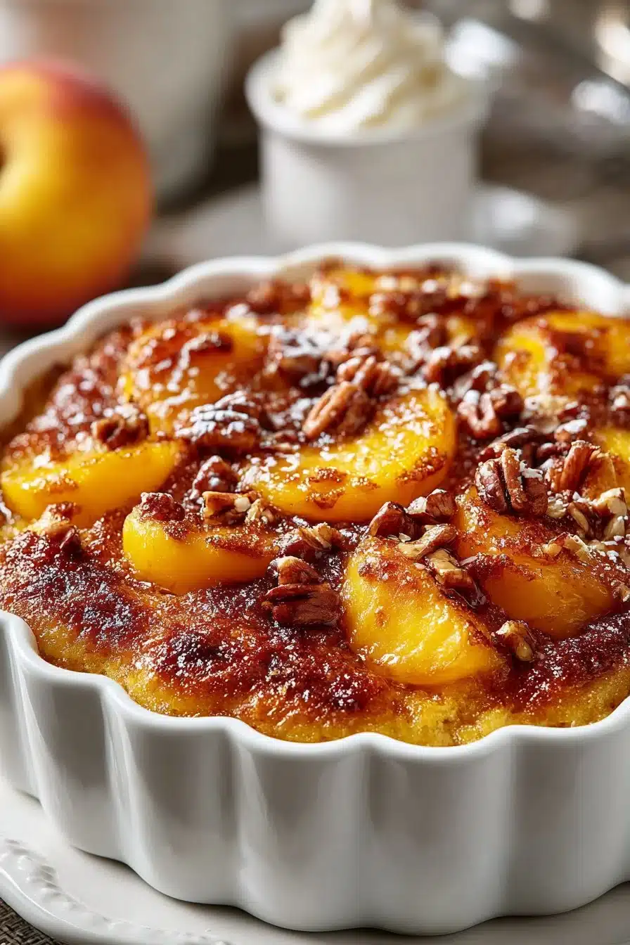 Classic Southern Peach Dump Cake Dessert classic southern peach dump cake dessert 2026 05 18 011846