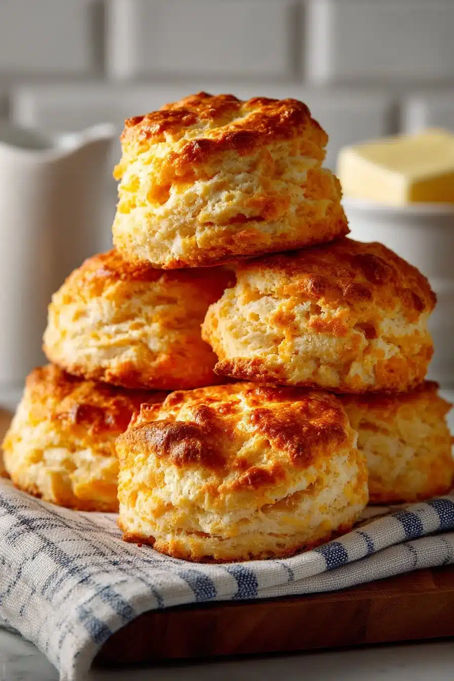Classic Southern Sweet Potato Biscuits Homemade classic Southern sweet potato biscuits on a plate.
