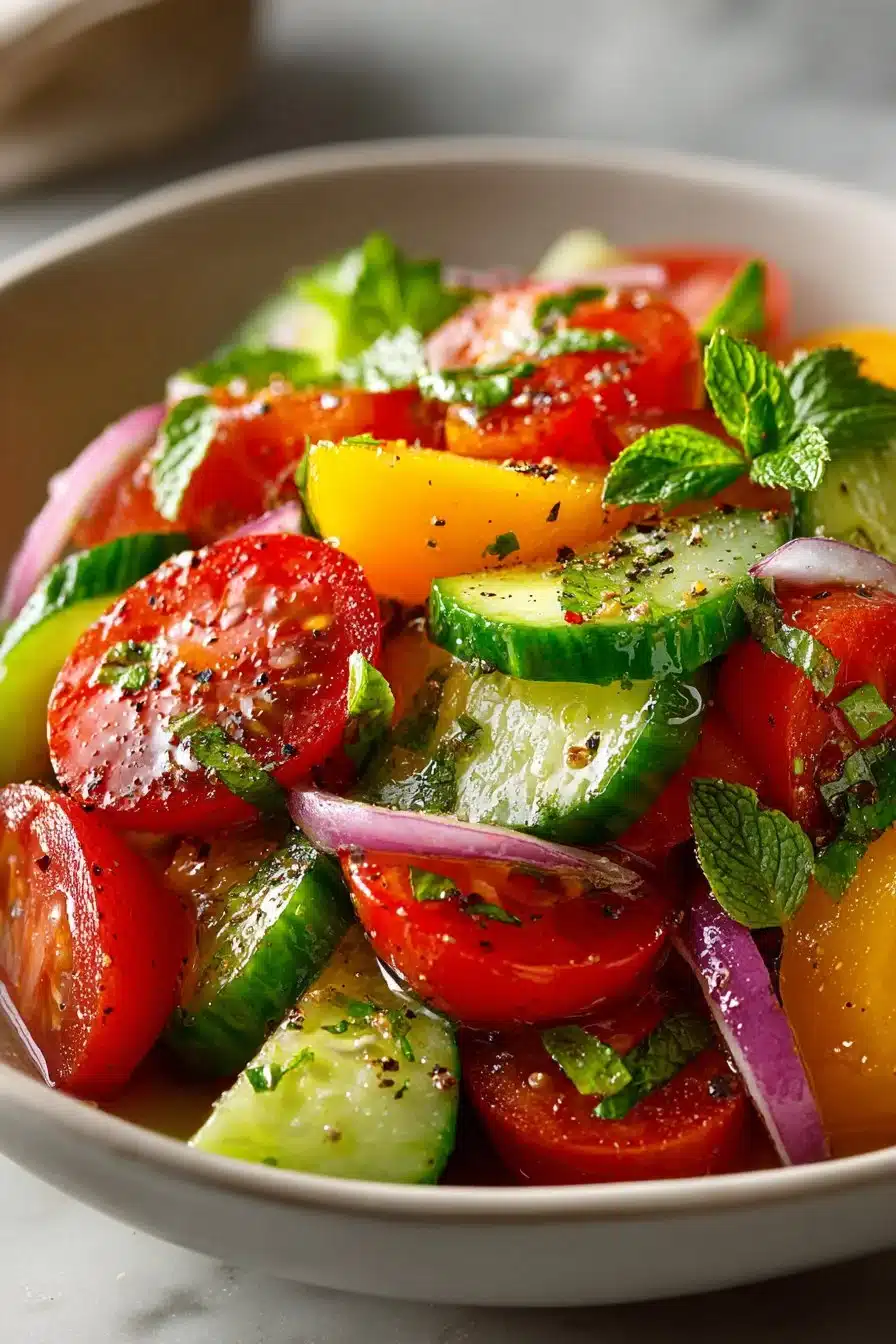 Classic Tomato Cucumber Vinegar Salad classic tomato cucumber vinegar salad 2026 05 15 031221