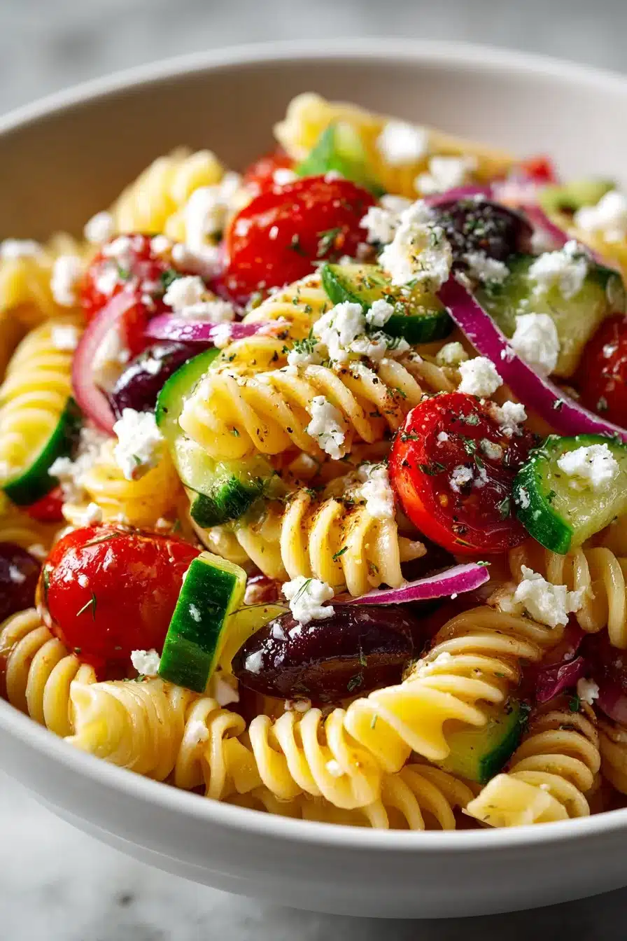 Cold Tossed Mediterranean Pasta Salad with Olives cold tossed mediterranean pasta salad with olives 2026 05 30 060858