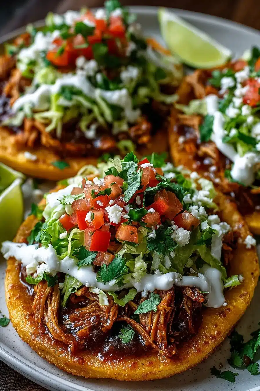 Crispy Rotisserie Chicken Tostadas crispy rotisserie chicken tostadas 2026 05 10 153118