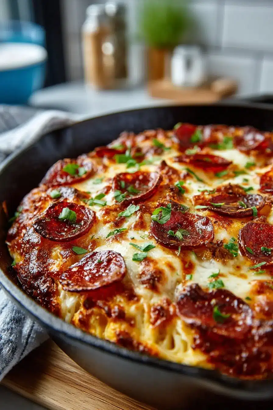Easy Cast Iron Skillet Pizza Casserole easy cast iron skillet pizza casserole 2026 05 26 042127 2