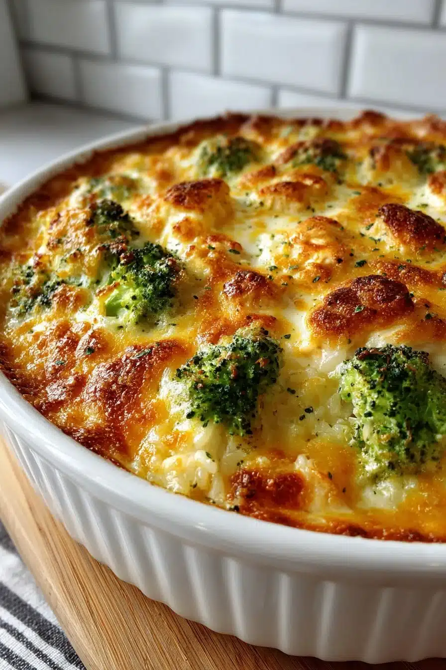 Easy Cheesy Chicken Broccoli Rice Casserole easy cheesy chicken broccoli rice casserole 2026 05 15 160711