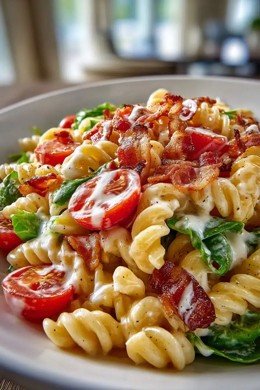 Easy Creamy BLT Pasta Salad easy creamy blt pasta salad 2026 05 09 133001
