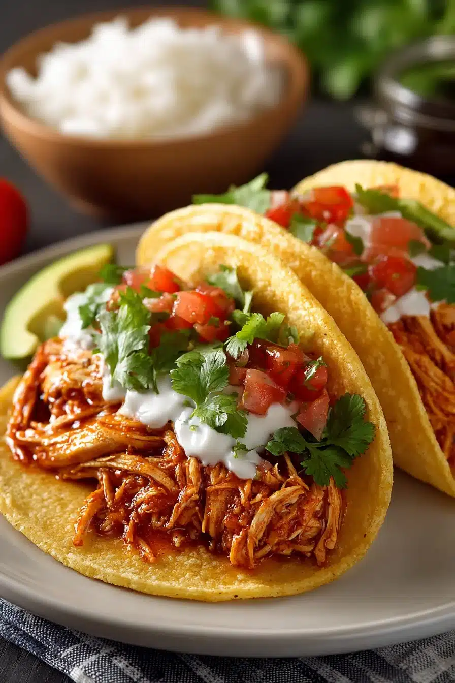 Easy Crockpot Shredded Chicken Tacos easy crockpot shredded chicken tacos 2026 05 03 024418 2
