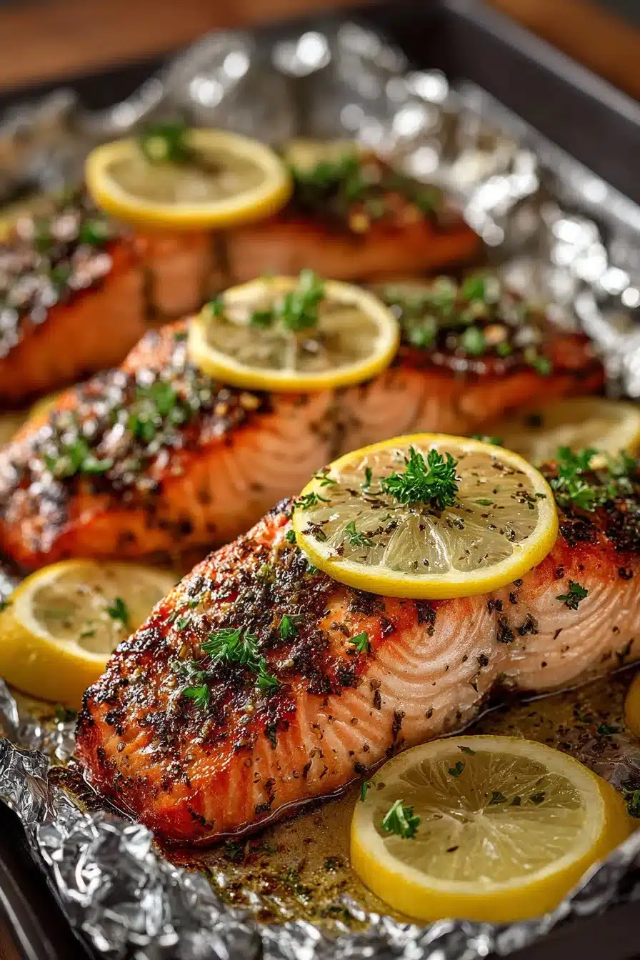 easy grilled lemon herb salmon foil packets 2026 05 21 011923