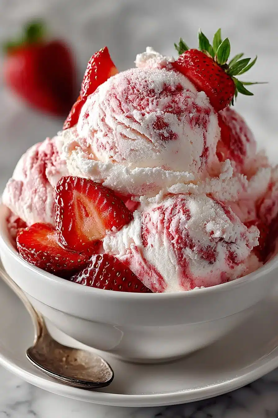 Easy Homemade Strawberry Cheesecake Ice Cream easy homemade strawberry cheesecake ice cream 2026 05 09 132128