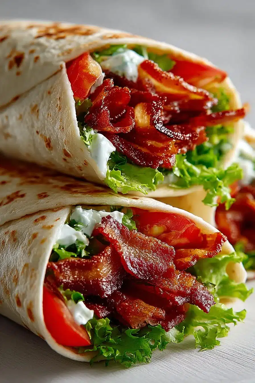 Easy Meal Prep BLT Wraps Easy Meal Prep BLT Wraps