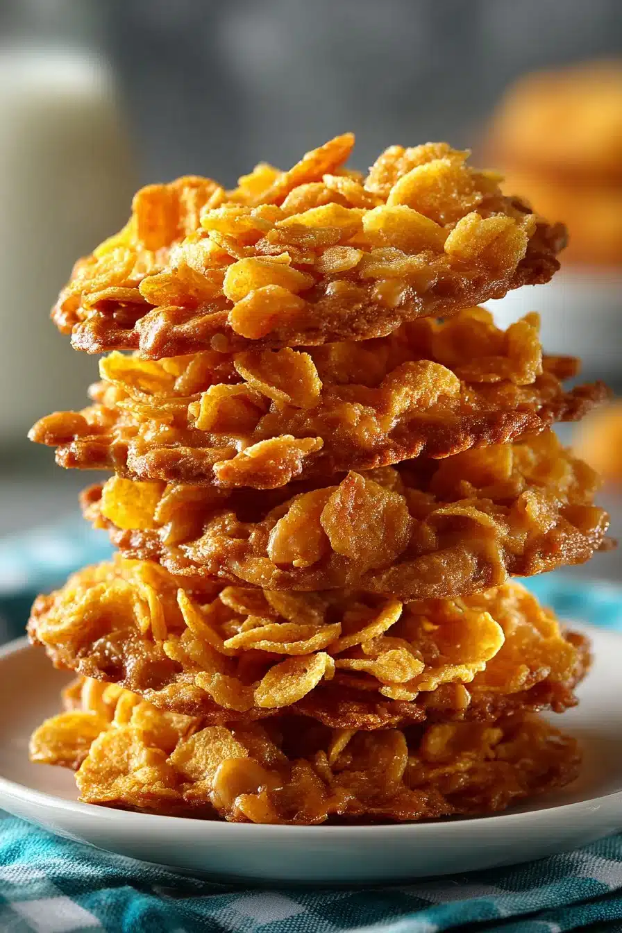 Easy No Bake Peanut Butter Cornflake Cookies easy no bake peanut butter cornflake cookies 2026 05 21 011941