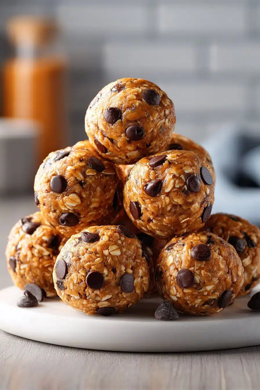 Easy No Bake Peanut Butter Protein Balls Easy No Bake Peanut Butter Protein Balls