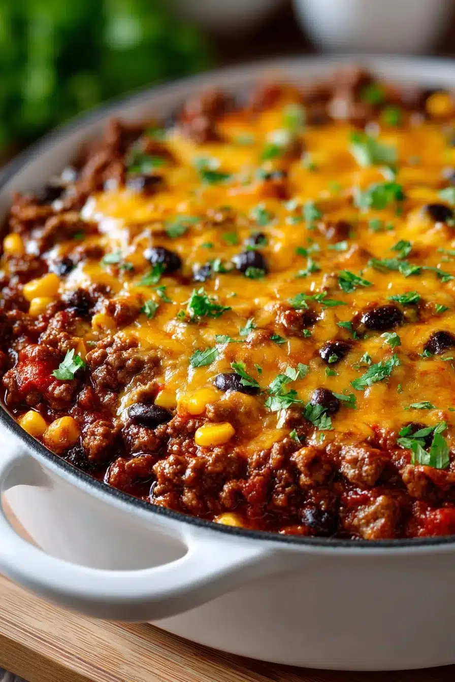 Easy One Pan Mexican Beef Enchilada Casserole easy one pan mexican beef enchilada casserole 2026 05 03 024517