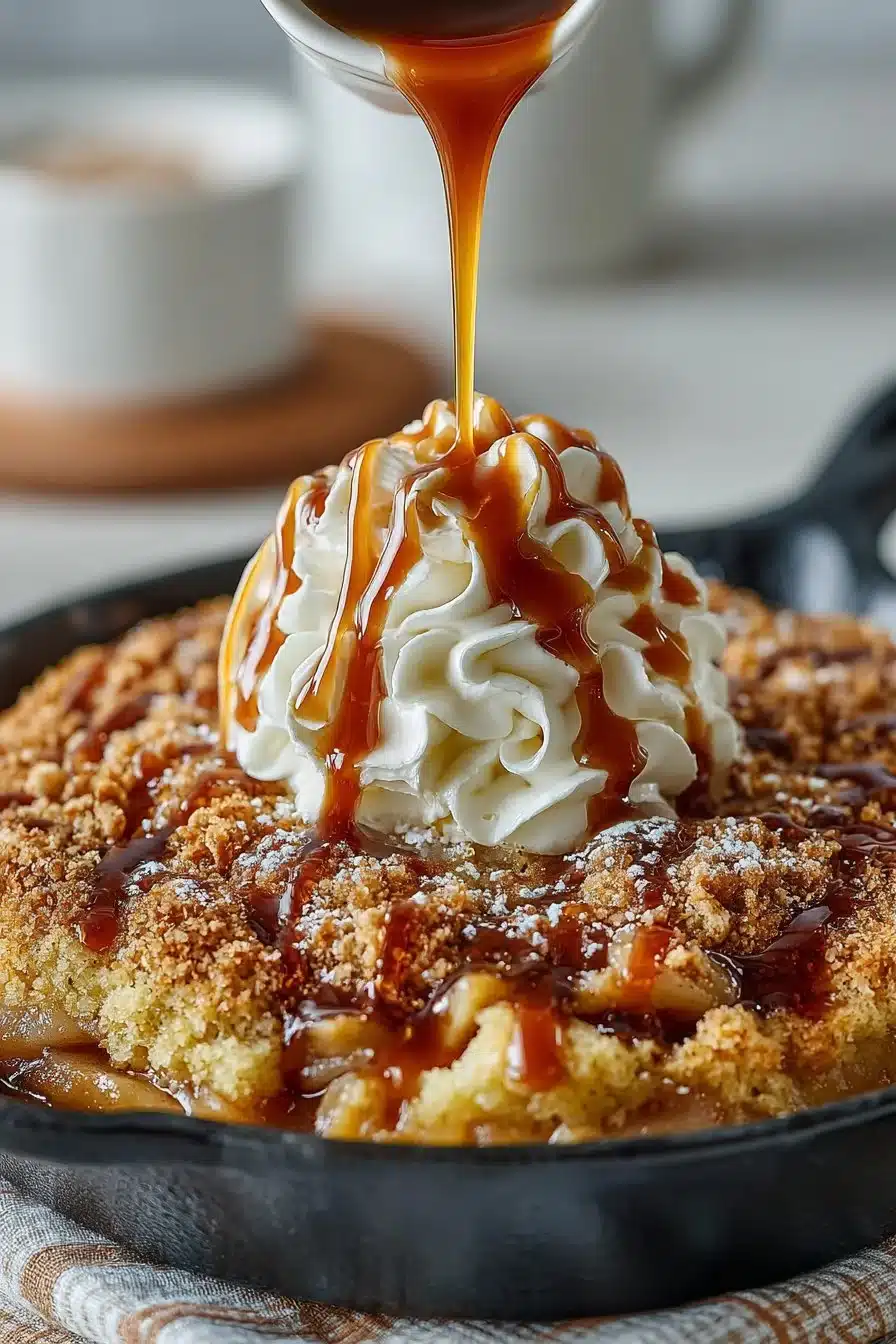 Easy Skillet Caramel Apple Dump Cake easy skillet caramel apple dump cake 2026 05 26 041836 2