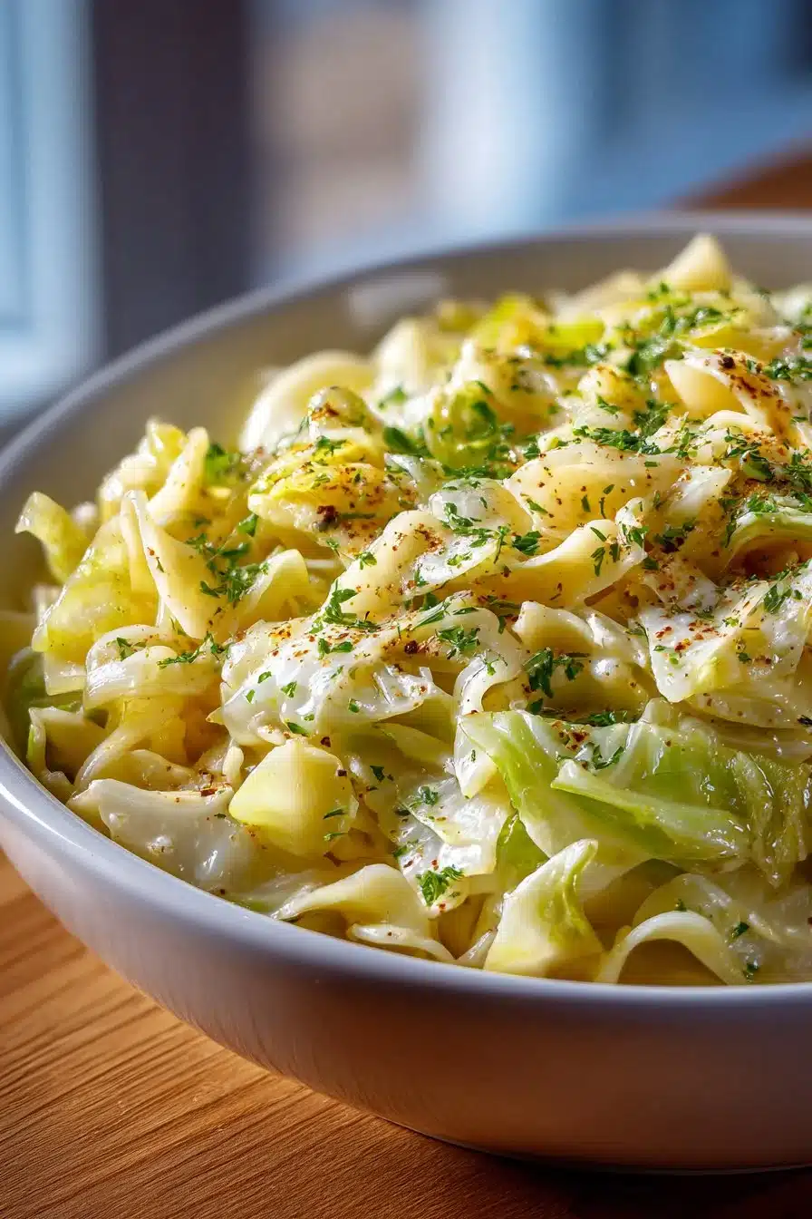 Easy Skillet Fried Cabbage and Egg Noodles easy skillet fried cabbage and egg noodles 2026 05 25 032659