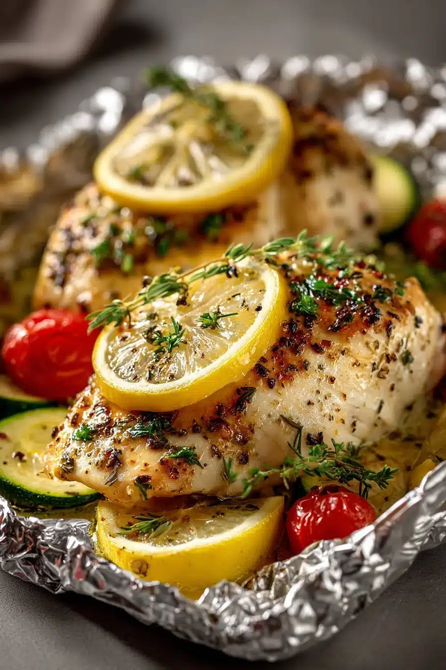 easy summer dinner foil packet lemon chicken 2026 05 30 060126