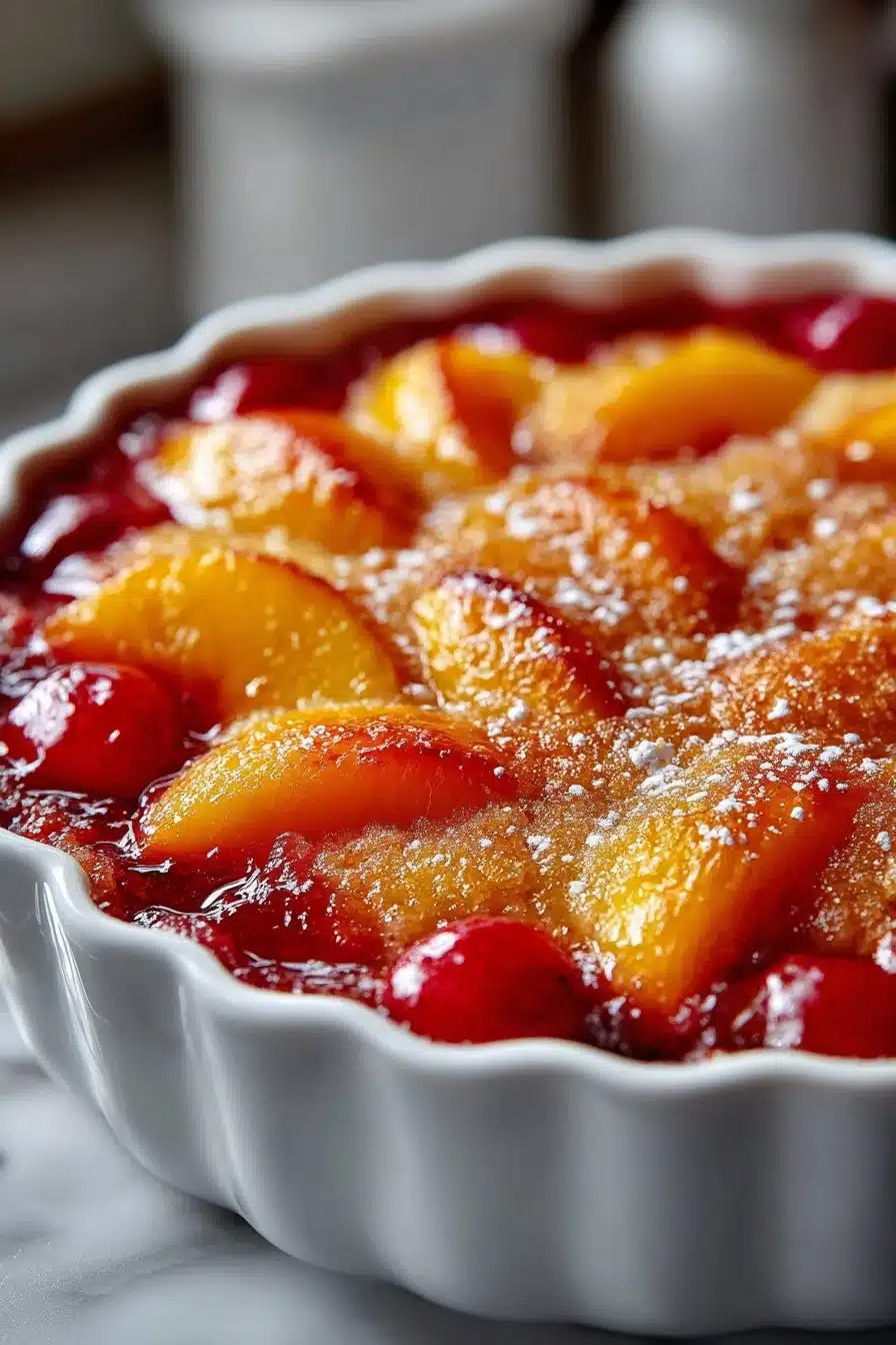 Easy Sweet Summer Peach Cobbler