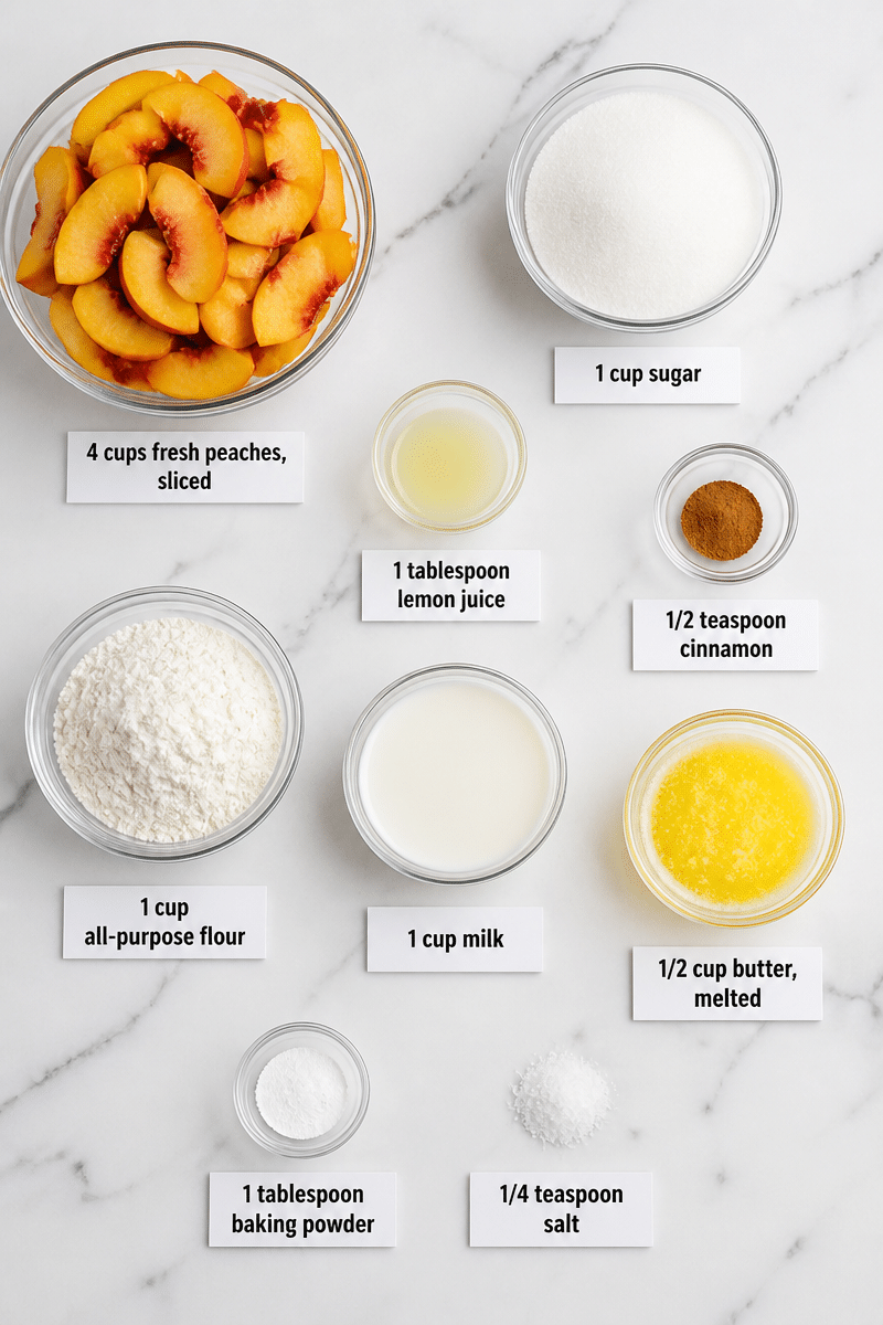 Easy Sweet Summer Peach Cobbler easy sweet summer peach cobbler 3