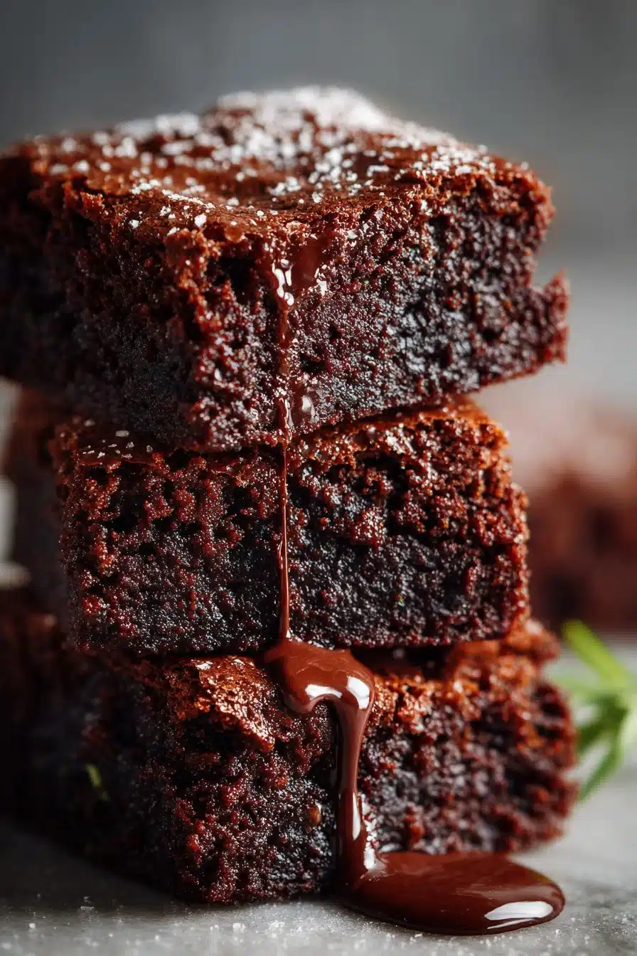 Easy Zucchini Chocolate Brownies Easy Zucchini Chocolate Brownies