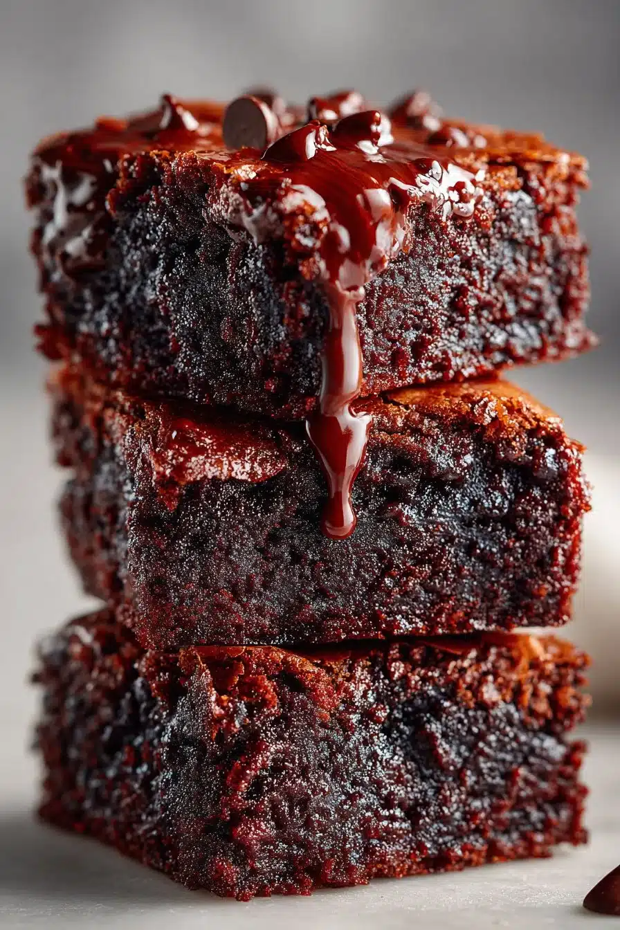 Easy Zucchini Chocolate Brownies Easy Zucchini Chocolate Brownies
