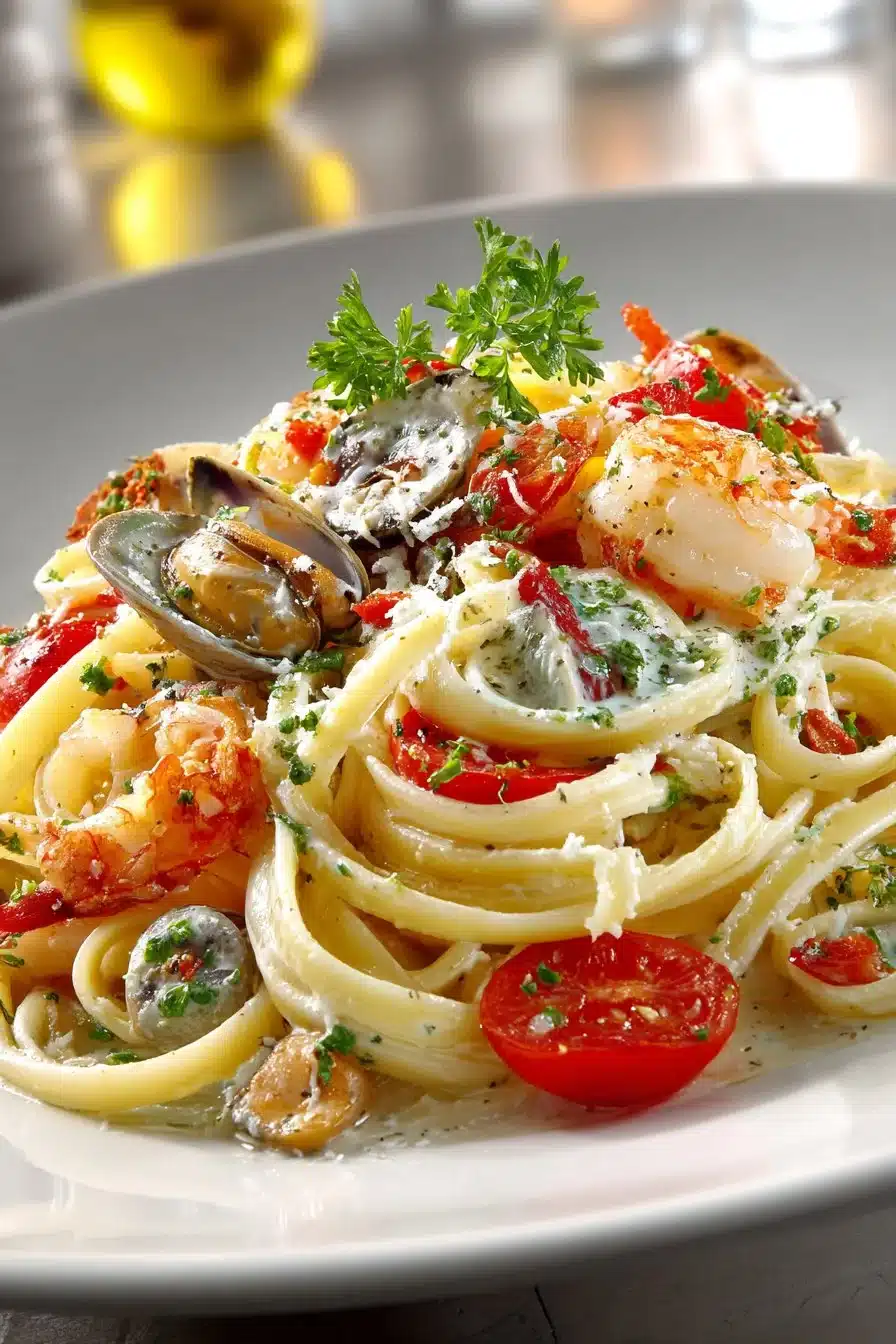 fancy creamy seafood pasta birthday dinner 2026 05 12 014046