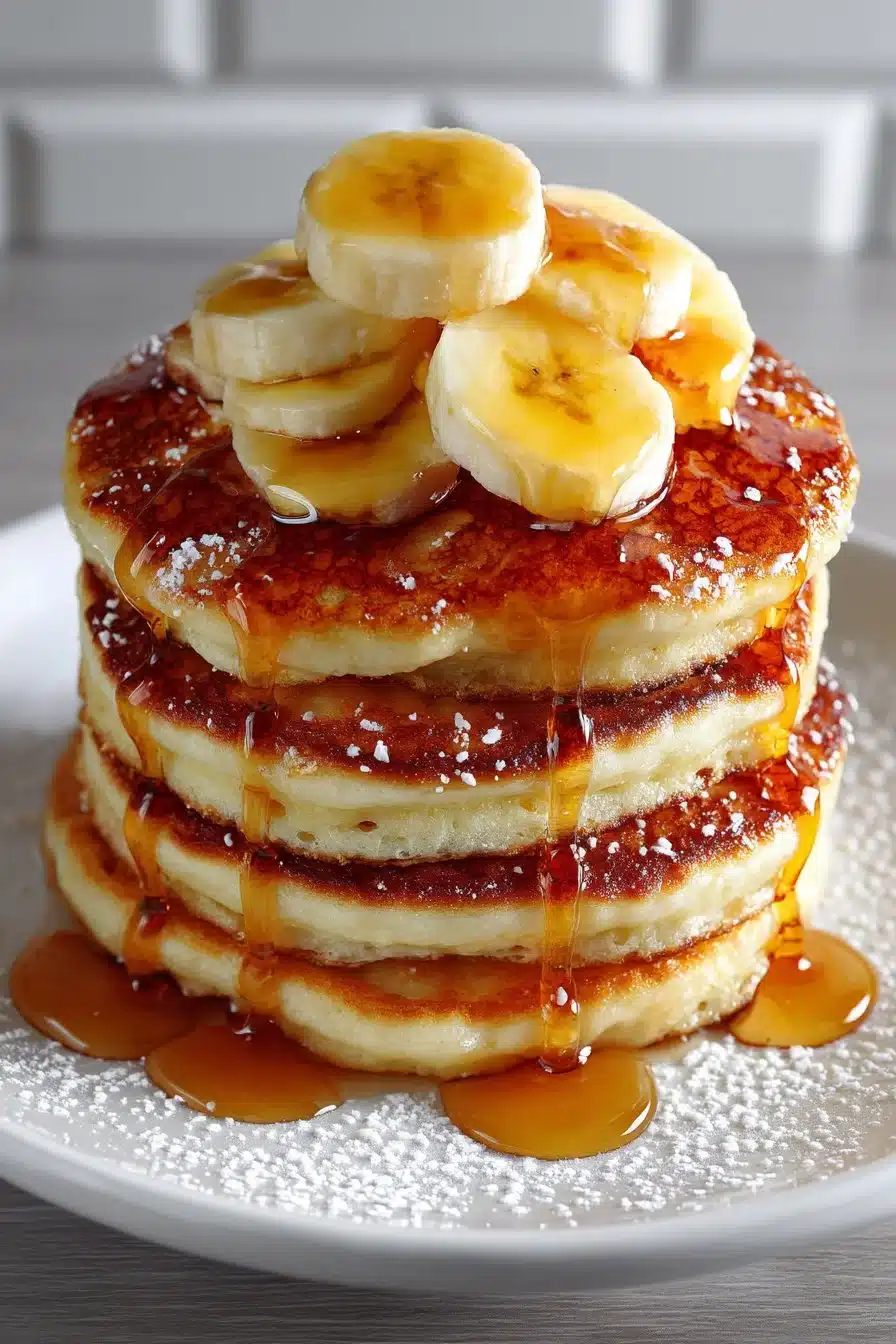 Fluffy Healthy Banana Pancakes Fluffy Healthy Banana Pancakes