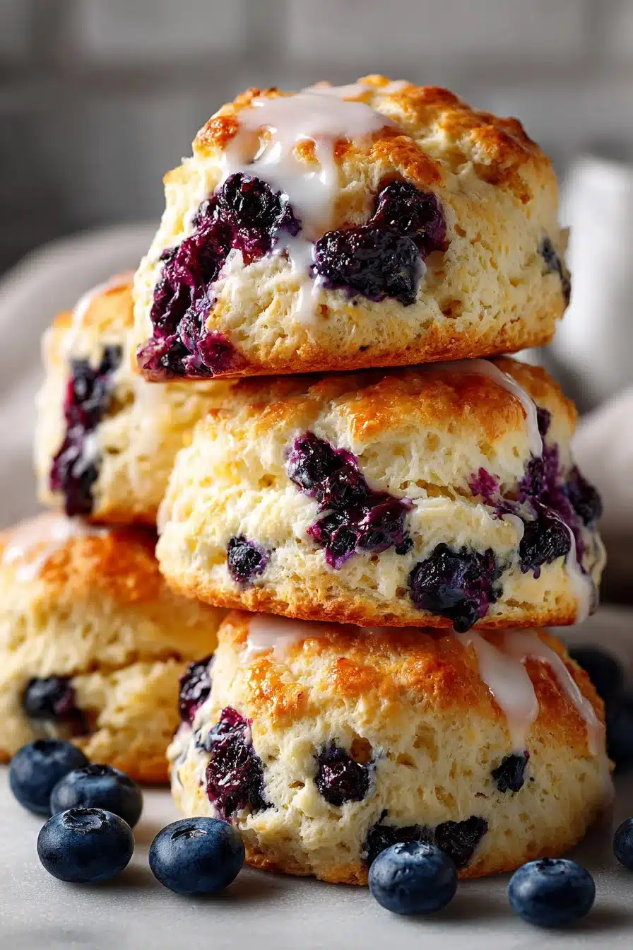 Fresh Summer Blueberry Scones with Lemon Glaze fresh summer blueberry scones with lemon glaze 2026 05 24 042725