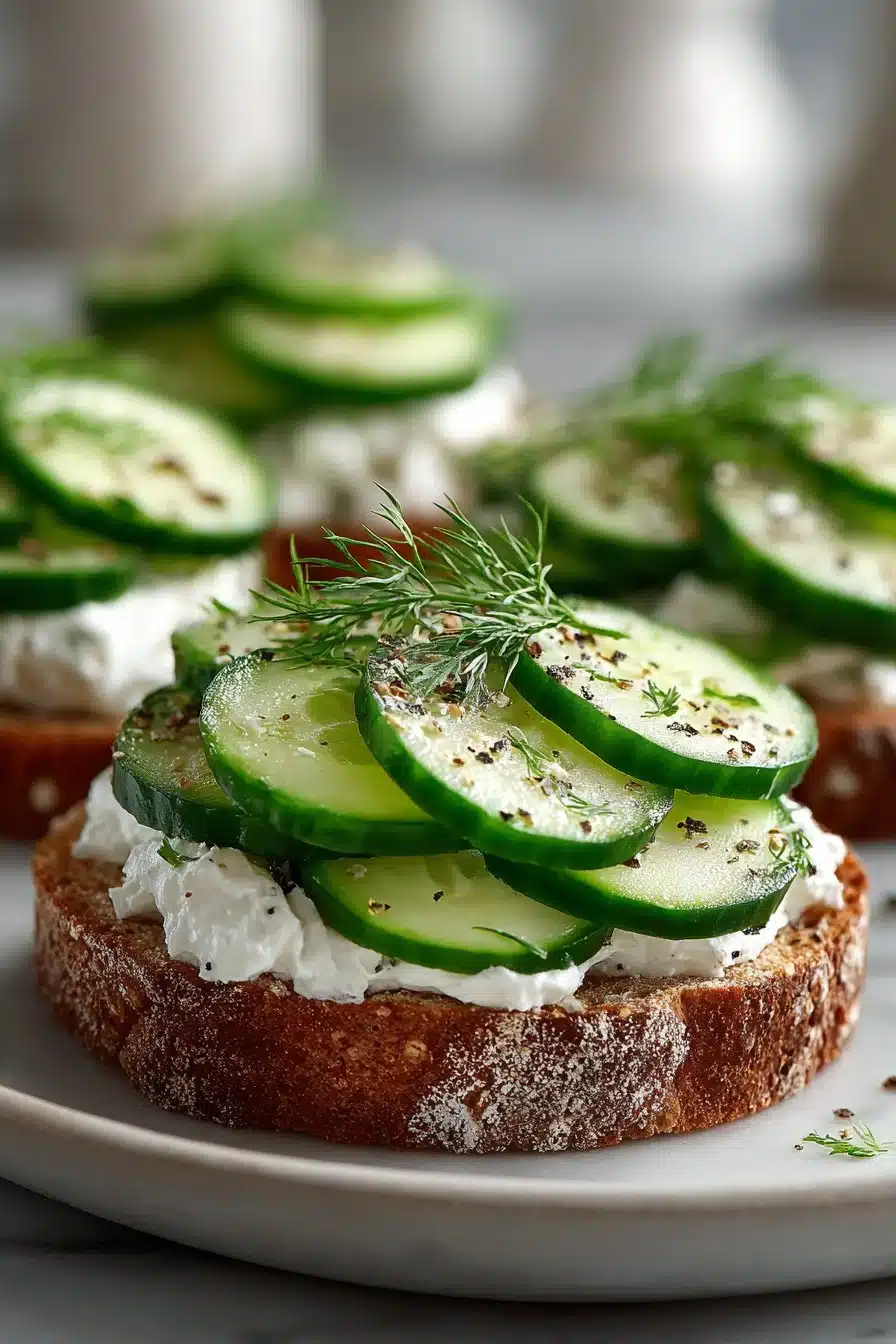 fresh summer cucumber cream cheese tea sandwiches 2026 05 25 032559