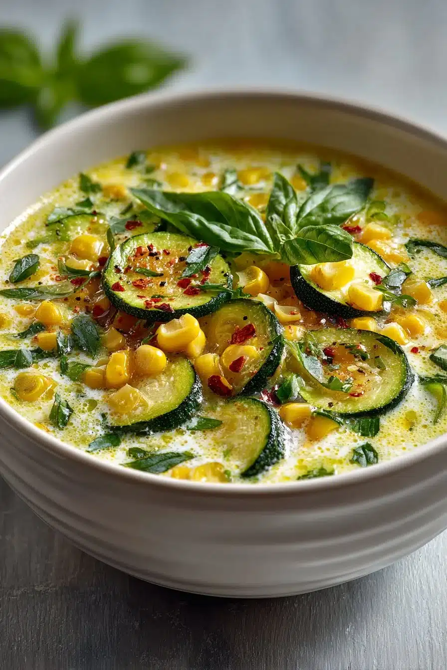 Fresh Summer Sweet Corn and Zucchini Chowder fresh summer sweet corn and zucchini chowder 2026 05 22 014611